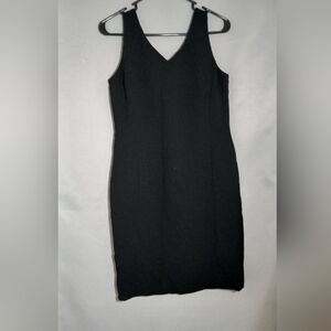 Jones New York Elegant Black Sleeveless Dress